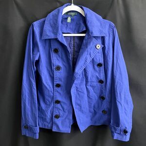 Women's Lauren by Ralph Lauren Blazer in Blue Size Small